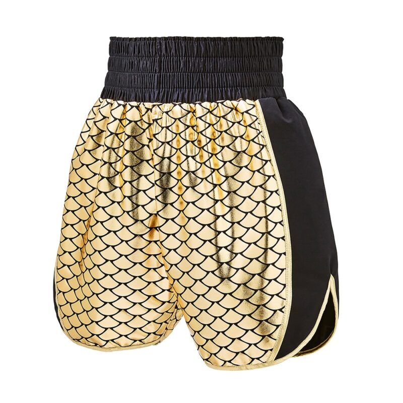 Gold Fish Scale Boxing Shorts Gold Fish Scale Boxing Shorts