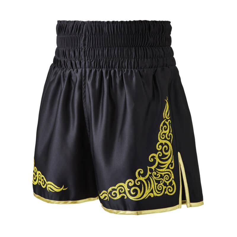 Women's Commander Boxing Shorts with Gold Trim