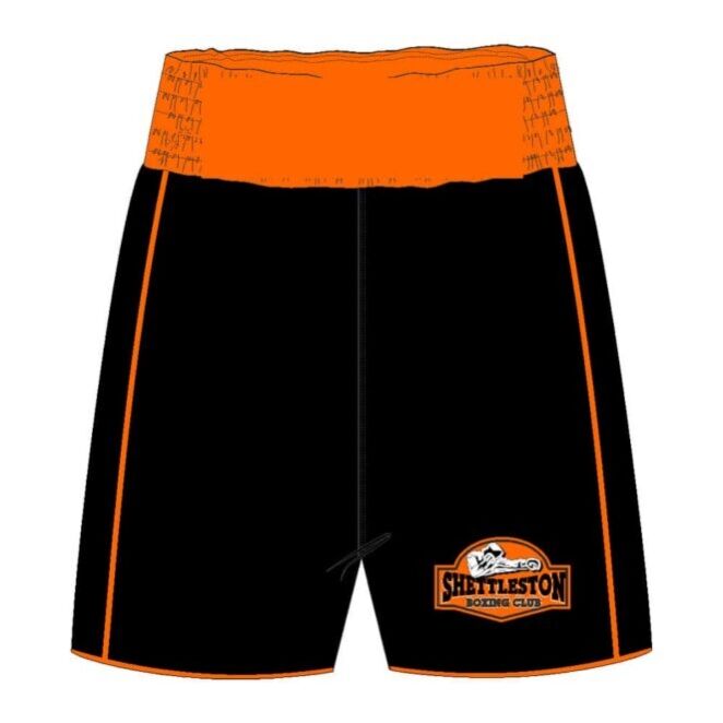 Shettleston ABC Boxing Shorts - Front Shettleston ABC Boxing Shorts Front