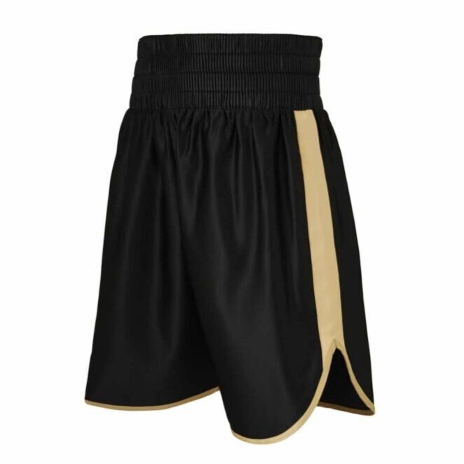 Burnett Black Customisable Boxing shorts Burnett Black Customisable Boxing shorts