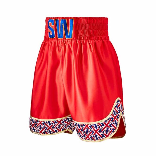 Red Front Jubilee Custom Boxing Shorts Red Front Jubilee Custom Boxing Shorts