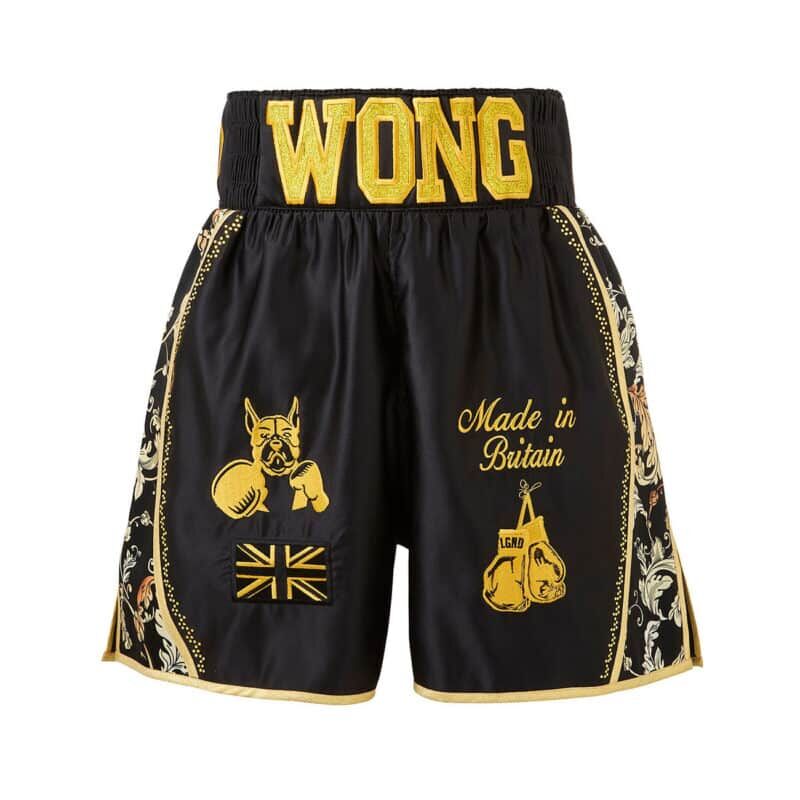 Baroque Black and Gold Luxury Boxing Shorts Baroque Black and Gold Luxury Boxing Shorts