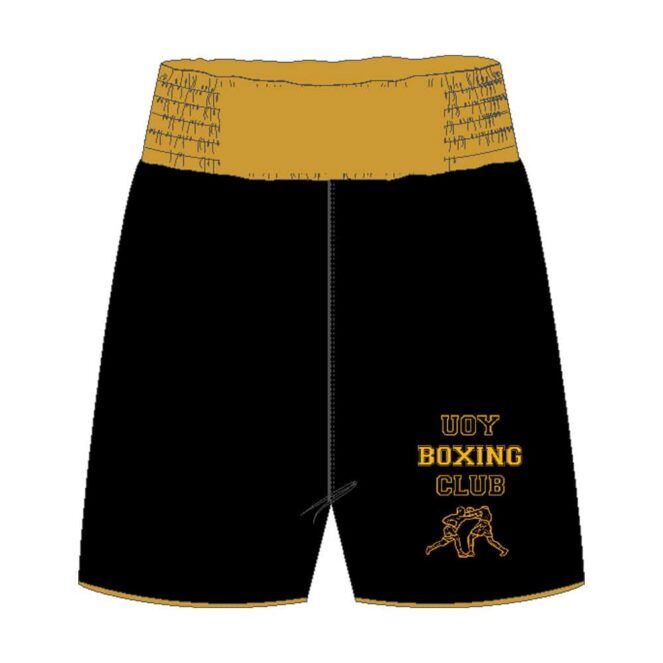 UOY - University of York Boxing Shorts - Front University of York Boxing Shorts - Front