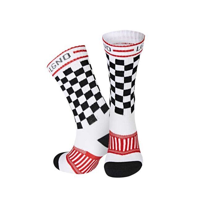 Bulls White Black and Red Boxing Socks Bulls White Black and Red Boxing Socks