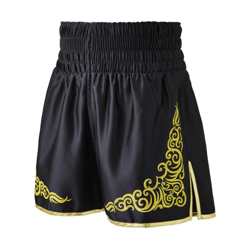 Women's Commander Boxing Shorts with Gold Trim
