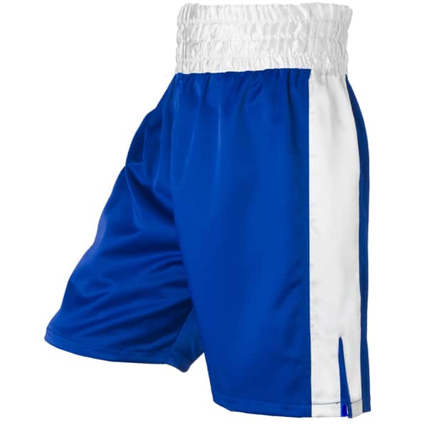 Classic Stripe Blue and White Customisable Boxing Shorts Classic Stripe Blue and White Customisable Boxing Shorts