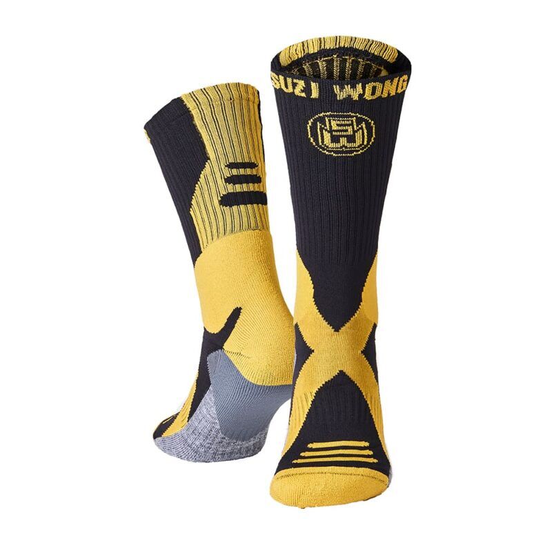 Suzi Wong X-Sole Boxing Socks Black Gold Suzi Wong X-Sole Boxing Socks Black Gold