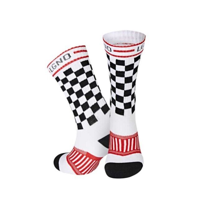 Bulls White Black and Red Boxing Socks Bulls White Black and Red Boxing Socks