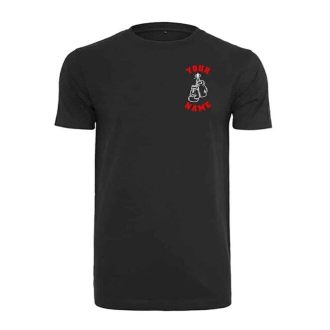 Boxing Gloves with Your Name Print T-Shirt Boxing Gloves with Your Name Print T-Shirt