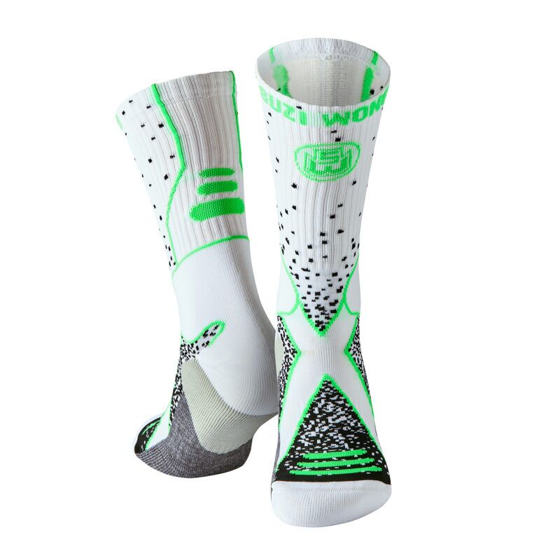 Fade Suzi Wong Boxing Socks White & Green